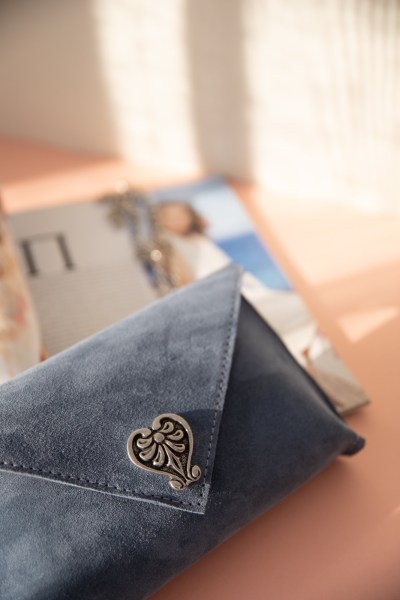 Heart Bag Suede